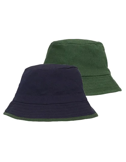 Neutral Reversible Bucket Hat made of Organic Cotton