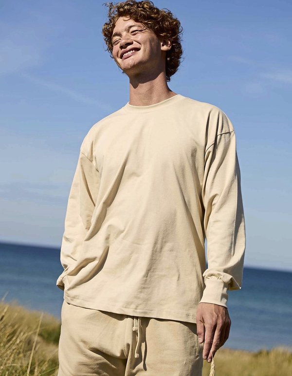Tiger Cotton Oversized LS T|Shirt