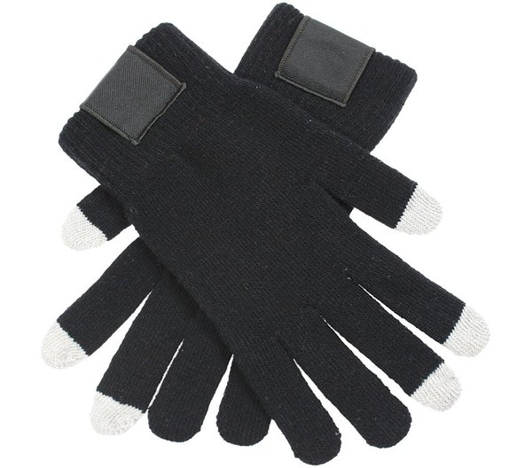 L-merch Touch Screen Handschuhe XL/XXL Schwarz/Grau