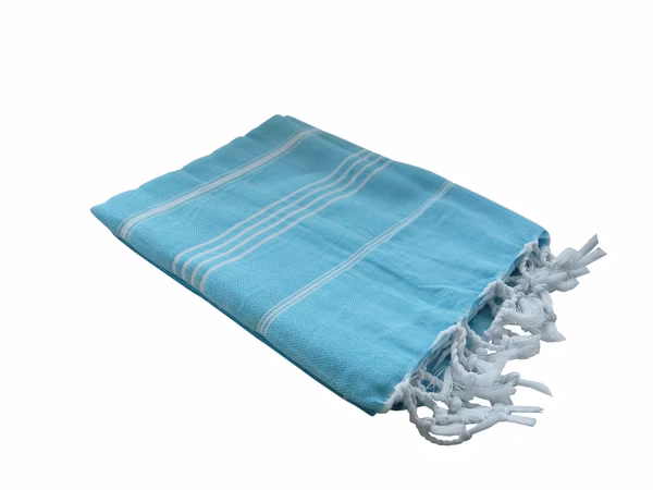 L-merch Hammam Towel with Tassels and Stripes