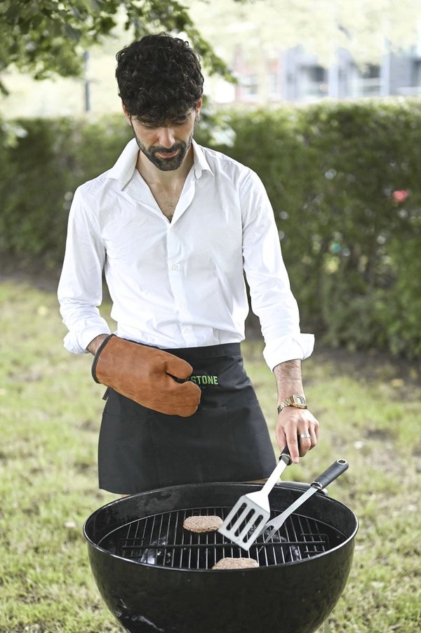 L-merch Ofenhandschuh PU-Kunstleder/Baumwolle 2023