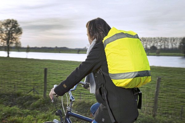 L-merch Hi-Vis Rucksacküberzug mit Reflektoren