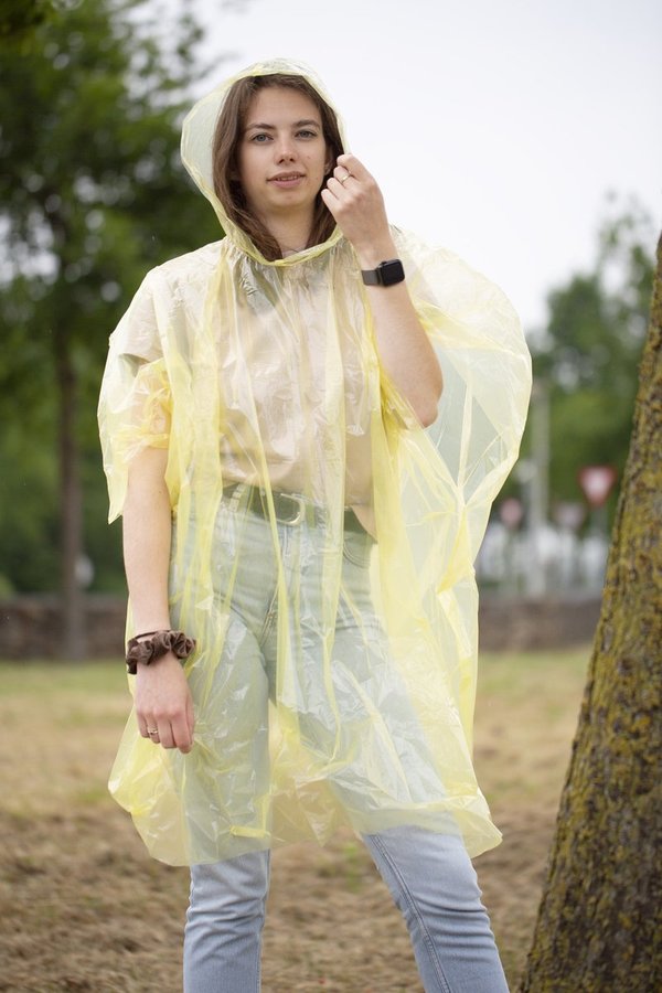 L-merch Regenponcho Oxford aus Polyethylen