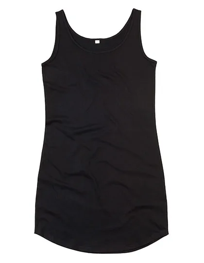 Sleeveless Dress with Curved Vest
