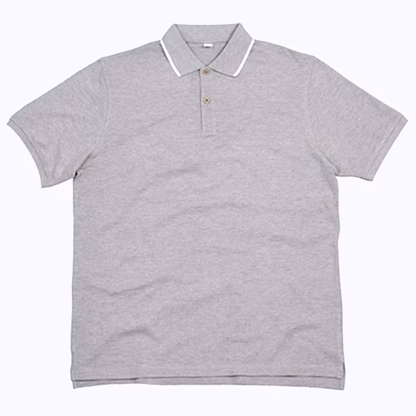Polo with Contrast Stripes made of Organic Cotton