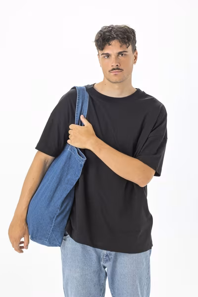 Mantis Sac shopper en denim en coton bio