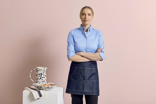 Premier Workwear Jeans Hüftschürze mit Kontrastnähten