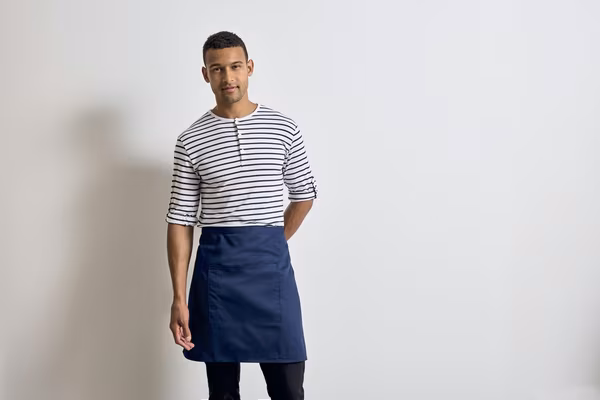 Premier Workwear Mid-Length Kitchen Apron with Pocket