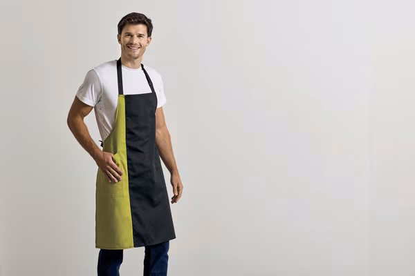 Colours Collection Contrast Bib Apron