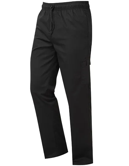 Premier Workwear Pantaloni Cargo da Chef con Vita Elastica