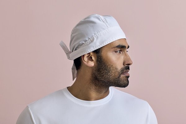 Premier Workwear Chef's Zandana aus Twill, Schwarz/Weiß