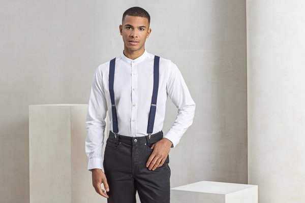 Premier Workwear Clip-On-Hosenträger mit Kunstlederbesätzen