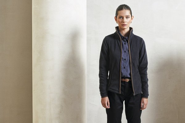 Fleecejacke mit Zwei-Wege-Reißverschluss
