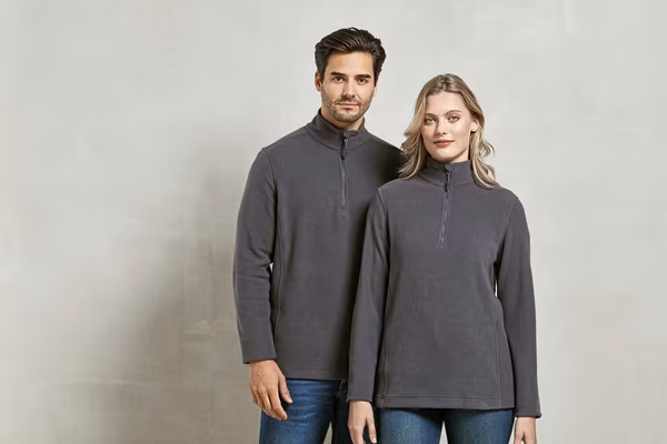 Unisex ´Recyclight´ 1/4 Zip Micro Fleece