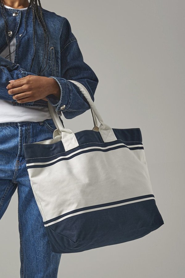 Quadra Canvas Deck Bag mit Streifendesign