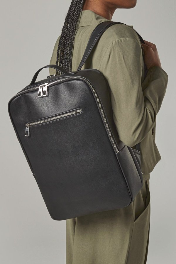 Quadra Luxe Rucksack mit Laptopfach, Schwarz