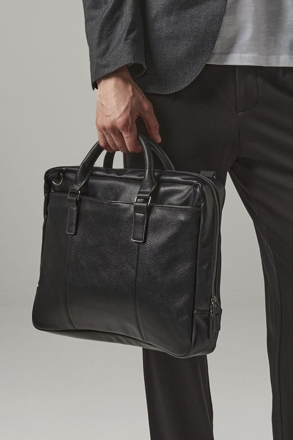 Quadra Slimline Laptop Tasche aus NuHide® Kunstleder