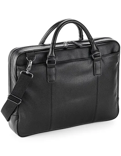 Quadra Borsa Laptop Slimline in similpelle NuHide®