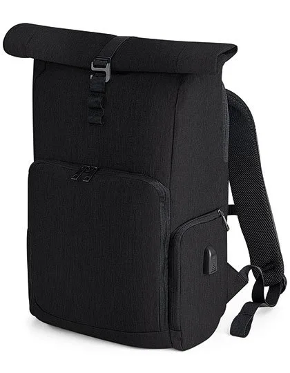 Quadra Roll-Top Backpack with USB Port