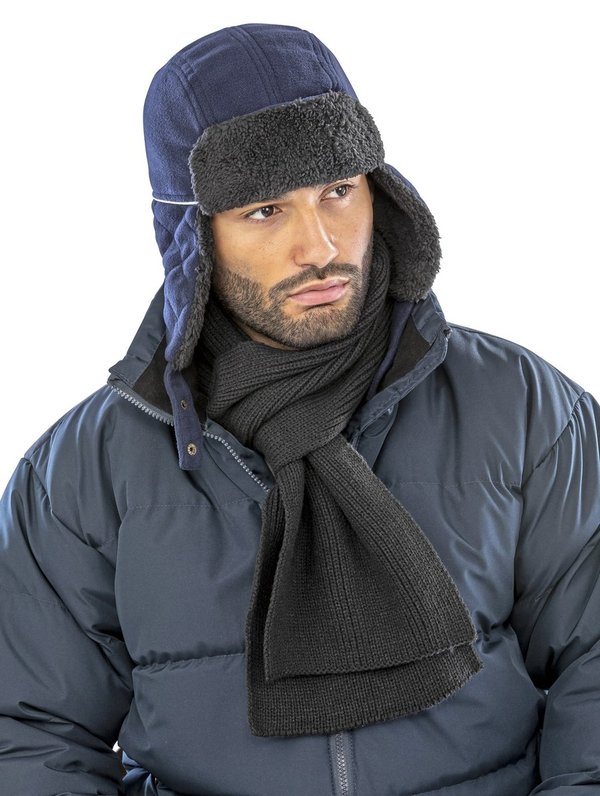 Result Winter Essentials Ocean Trapper Mütze mit Ohrenschützern