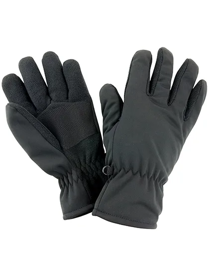 Softshell Thermal Gloves with Anti-Slip Palm