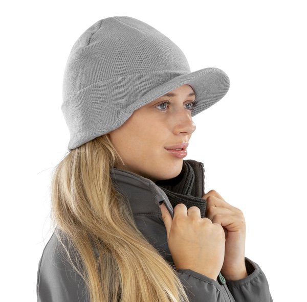 Result Winter Essentials Esco Army Strickmütze mit Schirm