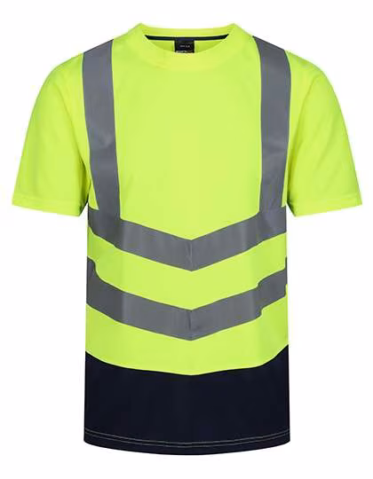 Regatta High Visibility Hi-Vis Short Sleeve T-Shirt with Reflective Stripes