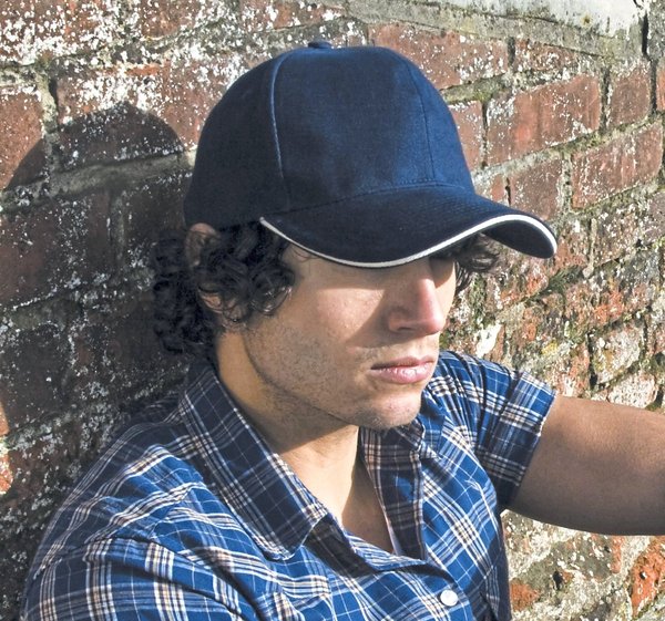 Result Headwear Pro-Style Baumwollcap mit Sandwich-Schirm