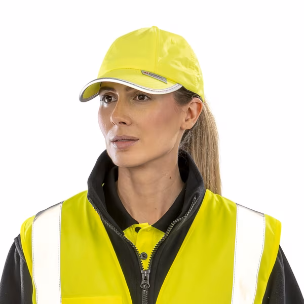 Result Safe-Guard Cap High Vis con materiale riflettente