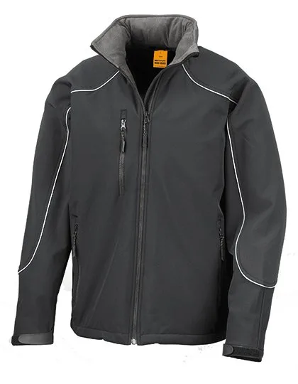 Result Work-Guard Giacca Softshell impermeabile con Cappuccio