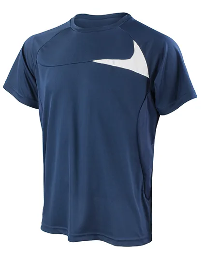 SPIRO Ergonomic Men's Training Shirt with Mesh Inserts