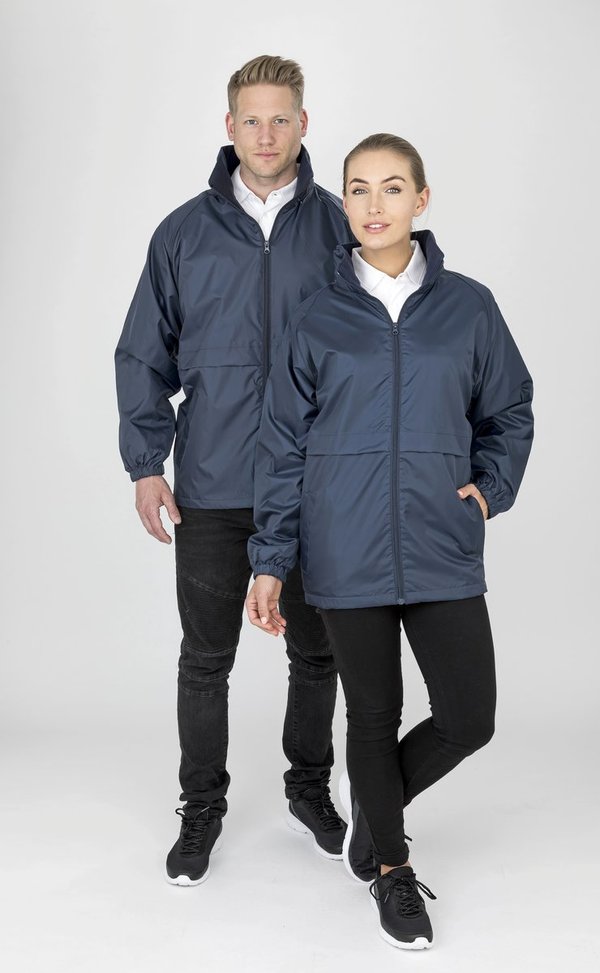 Result Core Microfleece Jacke mit Kapuze und Reflektor