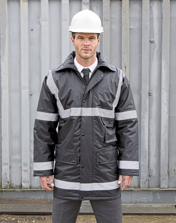 Result Work-Guard Management Coat mit wärmendem Futter