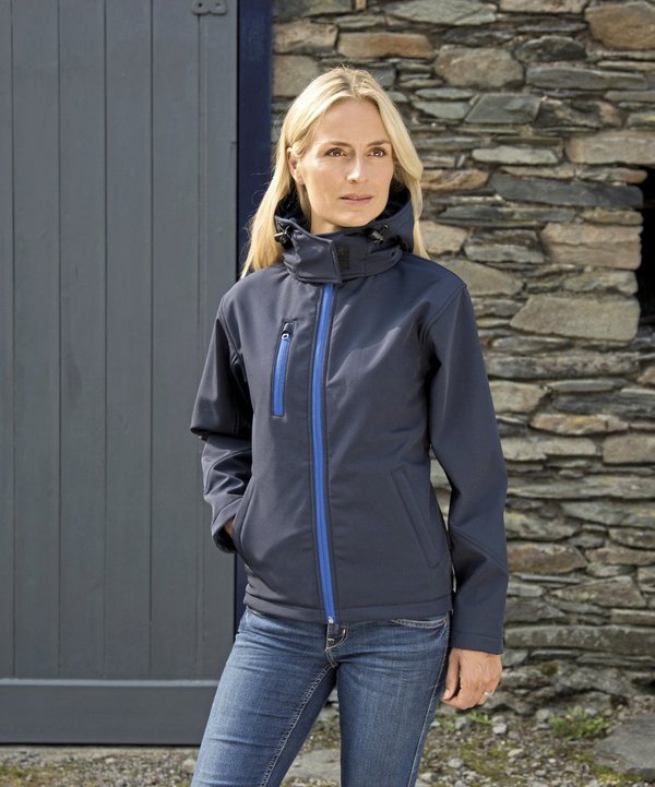 Result Core Drei-Lagen Softshell-Jacke mit Kapuze