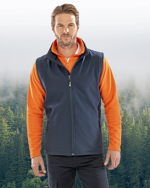 Result Core Printable Soft Shell Bodywarmer Black/Black S (RT232)