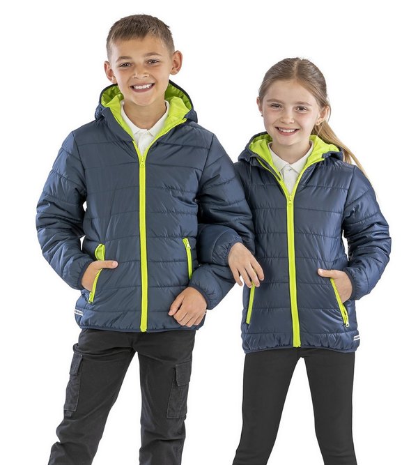 Result Core Jugend Soft Padded Jacke mit Kapuze