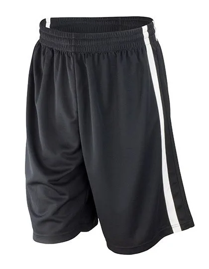 SPIRO Shorts da basket con funzione Quick Dry da Uomo