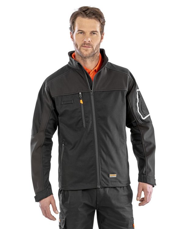 Result Work-Guard Sabre Stretch Softshelljacke mit Fleece