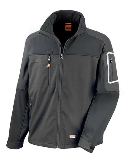Result Work-Guard Giacca Softshell Sabre Stretch con Pile
