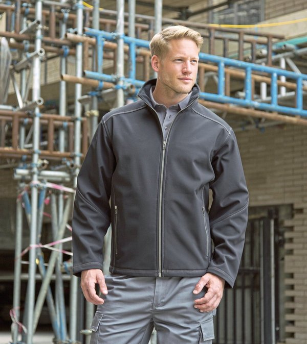 Result Work-Guard Treble Stitch Softshell Jacke für Herren
