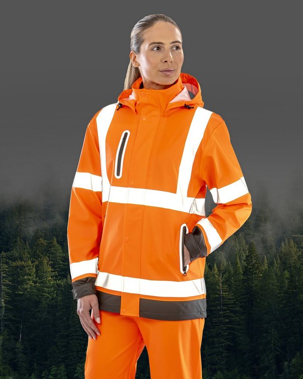 Heavy Duty Prism PU Safe & Dry Jacket with Recycled Backing