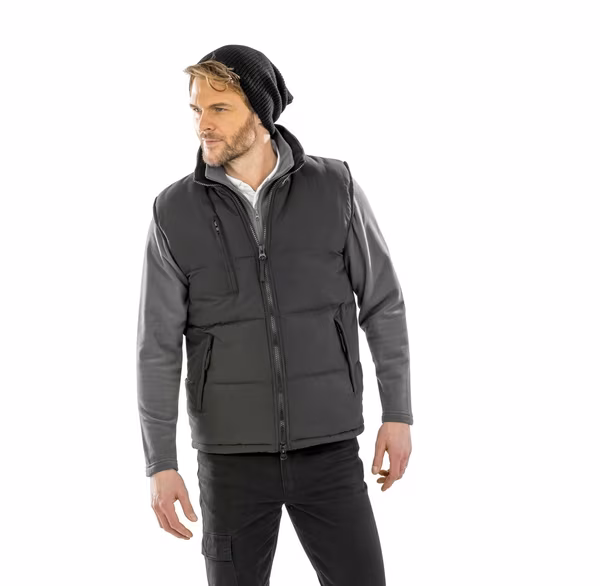 Result Waterproof Quilted Vest with Hood
