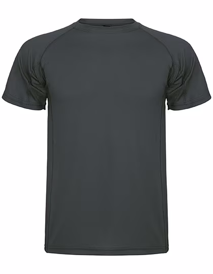 Roly Sport Funktions-T-Shirt Montecarlo mit Raglanärmeln, Dark Lead 46 S, RY0425