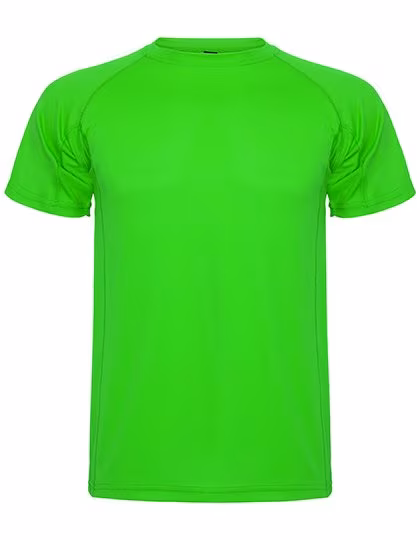 Roly Sport Funktions-T-Shirt Montecarlo mit Raglanärmeln, Lime Green 225 S, RY0425
