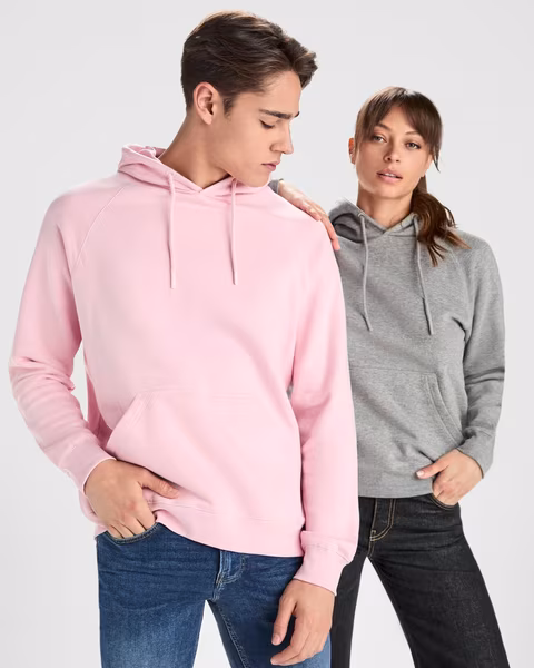 Roly Eco Vinson Organic Hooded Sweatshirt White 01 XS (RY1074)