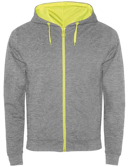 Roly Fuji Sweat-Jacket Royal Blue 05/Fluor Yellow 221 XXL (RY1105)