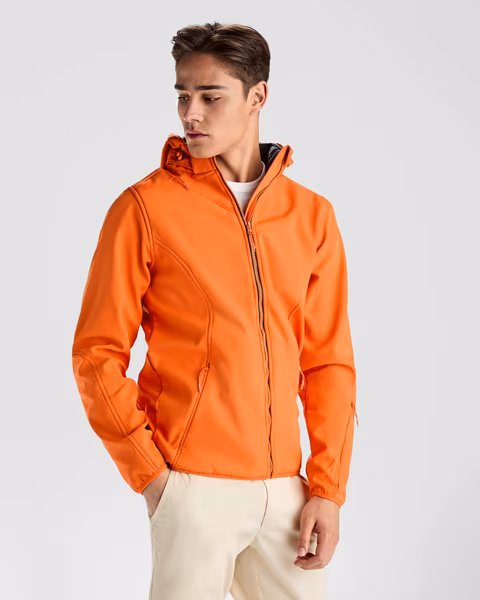 Roly Veste softshell Siberia à capuche amovible