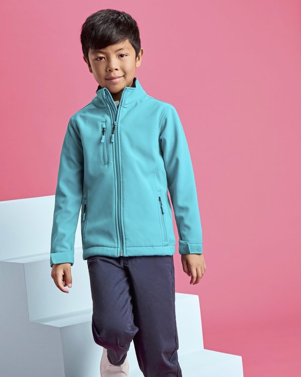 Roly Softshell-Jacke mit Fleece-Innenfutter für Kinder