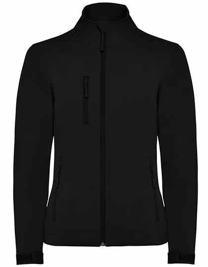 Roly Nebraska Softshell Jacke mit Kordelzug für Damen, Black 02 S, RY6437