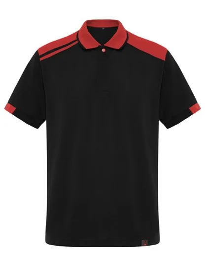 Roly Workwear Short-Sleeve Polo Shirt Samurai with Contrast Details